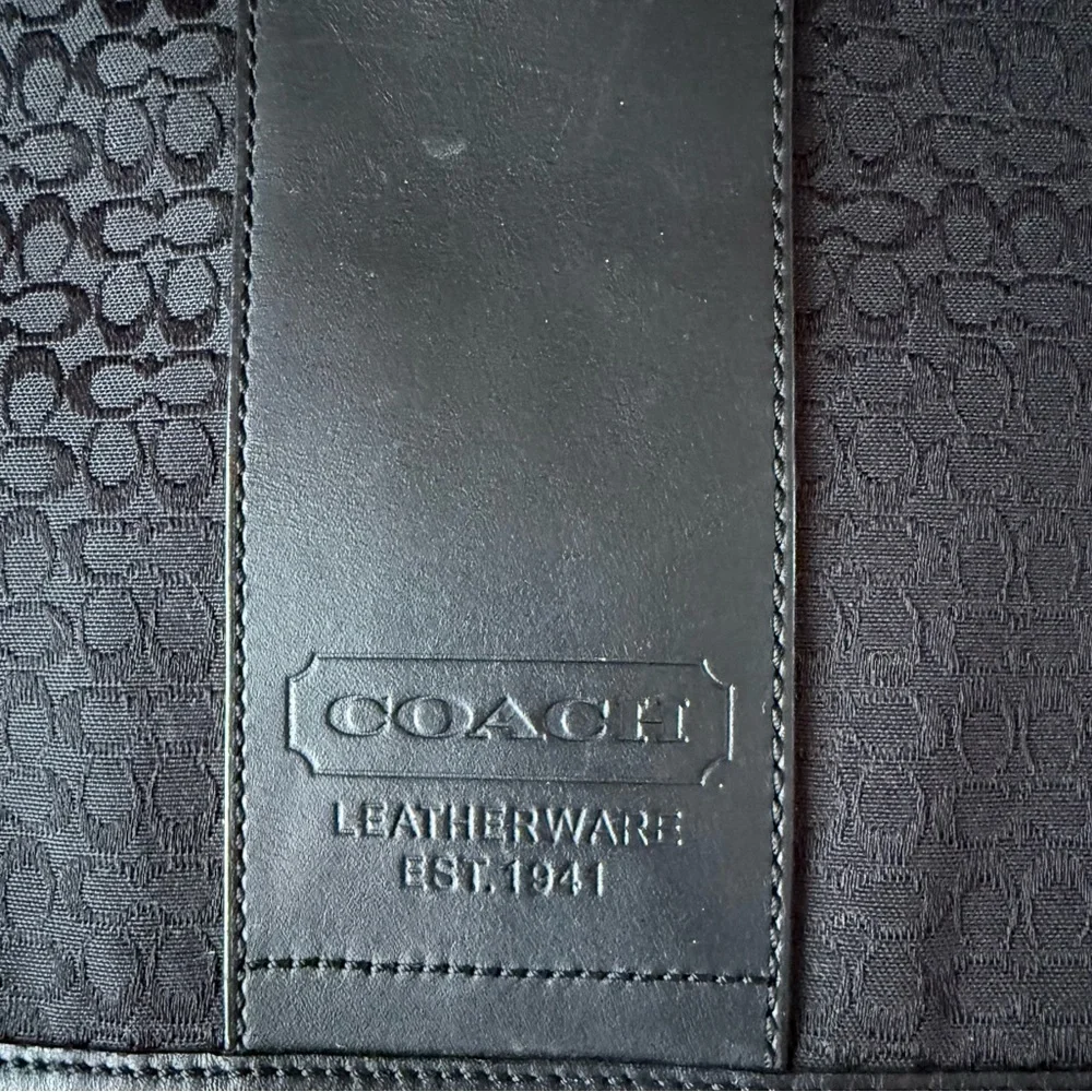 Coach Hudson Black Commuter Bag